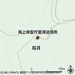 海上保安庁富津送信所周辺の地図