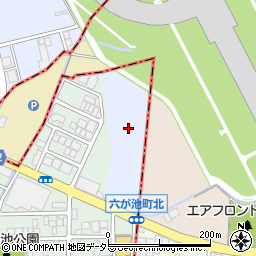 愛知県名古屋市北区楠町如意字御花街道周辺の地図