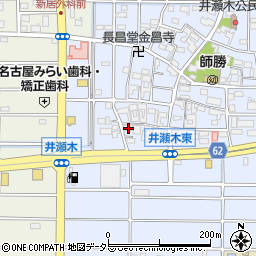 愛知県北名古屋市井瀬木居屋敷1019周辺の地図