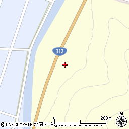 兵庫県朝来市立野675周辺の地図