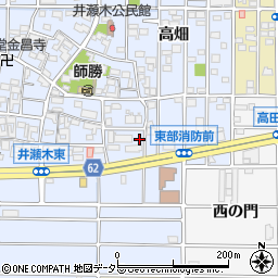 愛知県北名古屋市井瀬木居屋敷1043周辺の地図