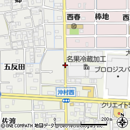愛知県北名古屋市石橋山田屋敷周辺の地図