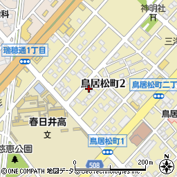株式会社ユーカンパニー　春日井営業所周辺の地図