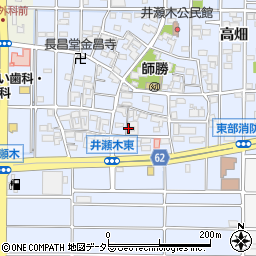 愛知県北名古屋市井瀬木居屋敷1035周辺の地図