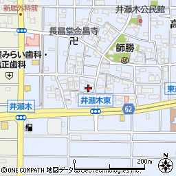 愛知県北名古屋市井瀬木居屋敷1029周辺の地図