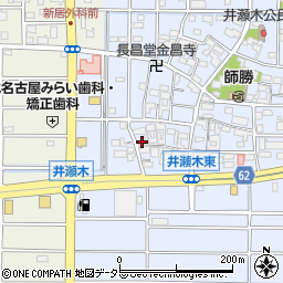 愛知県北名古屋市井瀬木居屋敷1021周辺の地図