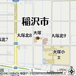稲沢市立大塚保育園周辺の地図