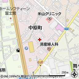 静岡県富士宮市中原町211周辺の地図