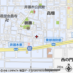 愛知県北名古屋市井瀬木居屋敷1052周辺の地図