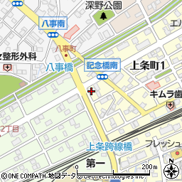 仙寿小売店周辺の地図