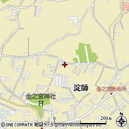 静岡県富士宮市淀師1408周辺の地図