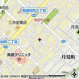 愛知県春日井市鳥居松町3丁目周辺の地図