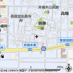 愛知県北名古屋市井瀬木居屋敷1060周辺の地図