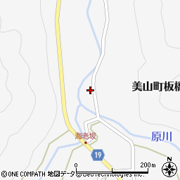 京都府南丹市美山町板橋休場周辺の地図