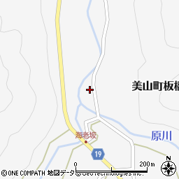 京都府南丹市美山町板橋（休場）周辺の地図