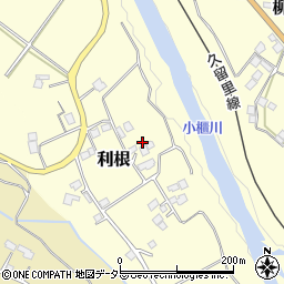 千葉県君津市利根周辺の地図