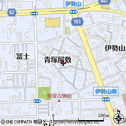 愛知県西春日井郡豊山町豊場青塚屋敷周辺の地図