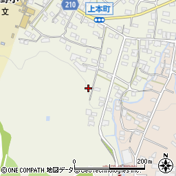 愛知県瀬戸市上本町232周辺の地図