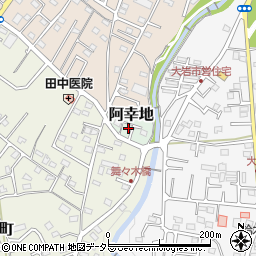 静岡県富士宮市阿幸地周辺の地図