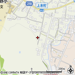 愛知県瀬戸市上本町224周辺の地図