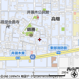 愛知県北名古屋市井瀬木居屋敷1053周辺の地図