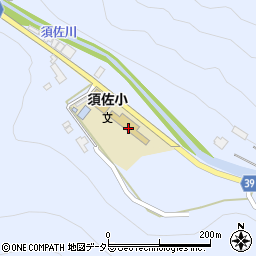 出雲市立須佐小学校周辺の地図