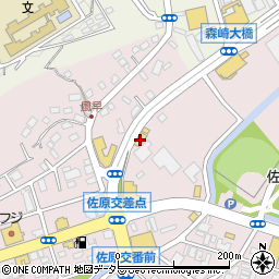 神奈川日産横須賀佐原店周辺の地図