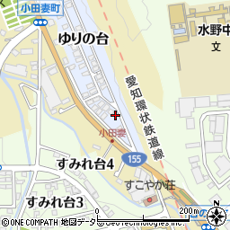 愛知県瀬戸市ゆりの台14周辺の地図