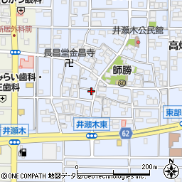 愛知県北名古屋市井瀬木居屋敷1152周辺の地図