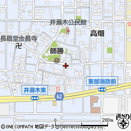 愛知県北名古屋市井瀬木居屋敷1054周辺の地図