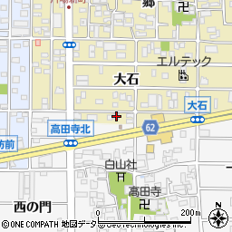 愛知県北名古屋市片場大石81周辺の地図