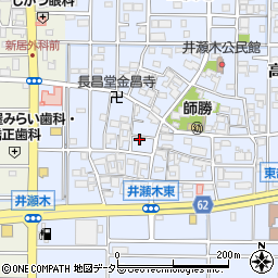 愛知県北名古屋市井瀬木居屋敷1136周辺の地図