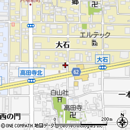 愛知県北名古屋市片場大石82周辺の地図