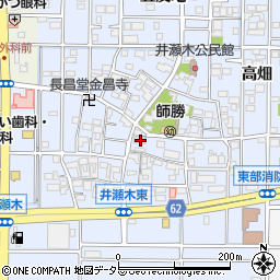 愛知県北名古屋市井瀬木居屋敷1064周辺の地図