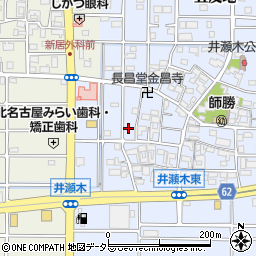 愛知県北名古屋市井瀬木鴨65-1周辺の地図
