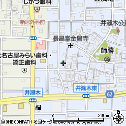 愛知県北名古屋市井瀬木鴨65-3周辺の地図