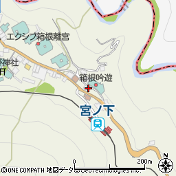 小田原警察署宮ノ下交番周辺の地図