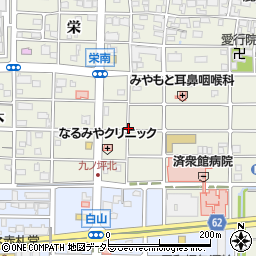 愛知県北名古屋市鹿田寺前附西川崎周辺の地図