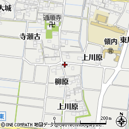 愛知県稲沢市祖父江町二俣上川原708周辺の地図