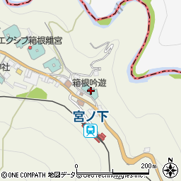 武蔵野本館箱根吟遊周辺の地図