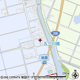 岐阜県養老郡養老町釜段800周辺の地図