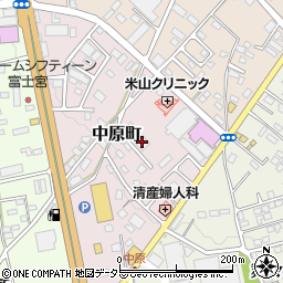静岡県富士宮市中原町185周辺の地図