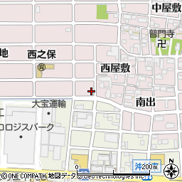 愛知県北名古屋市西之保西出83周辺の地図