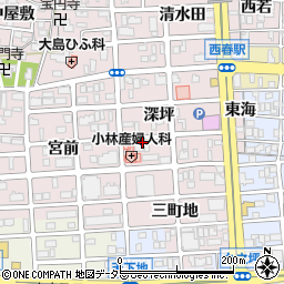 株式会社中日長栄社　長谷川新聞舗西之保店周辺の地図