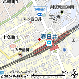 海鮮居酒屋 フグ田商店 春日井駅前店周辺の地図