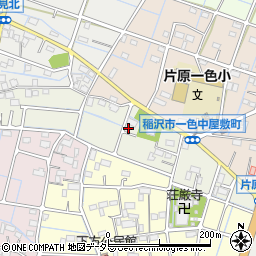 愛知県稲沢市一色中通町周辺の地図