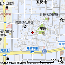 愛知県北名古屋市井瀬木居屋敷1132周辺の地図
