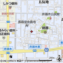 愛知県北名古屋市井瀬木居屋敷1134周辺の地図