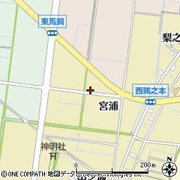 中西総合運輸株式会社　稲沢営業所周辺の地図