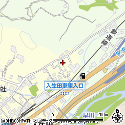 神奈川県小田原市入生田15-6周辺の地図
